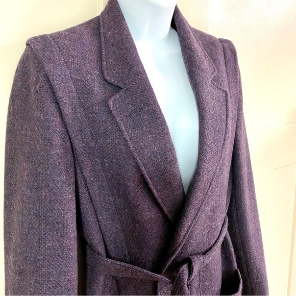 Madeleine Wool Blazer Jacket Herringbone Size 36 6/8 - Picture 4 of 16